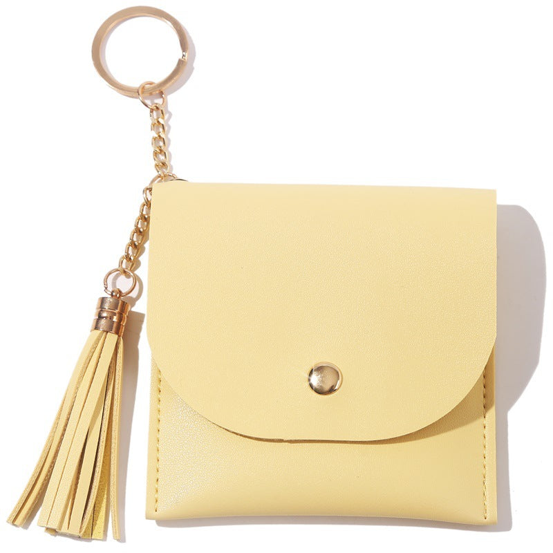 Wholesale PU Tassel Card Bag, Wallet, Key Bag, Keychain